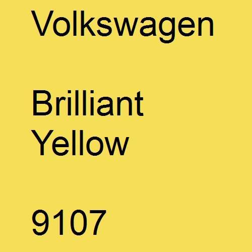 Volkswagen, Brilliant Yellow, 9107.